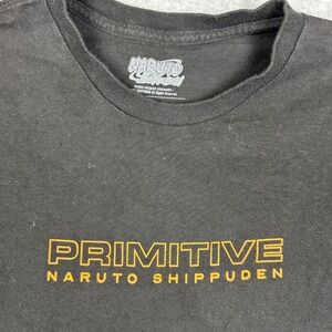 Primitive Naruto Shippuden Black Graphic T-Shirt Mens Large Anime Character Back
